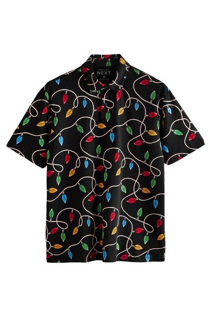 Next Poloshirt Polo-Shirt in weihnachtlichem Print (1-tlg) günstig online kaufen