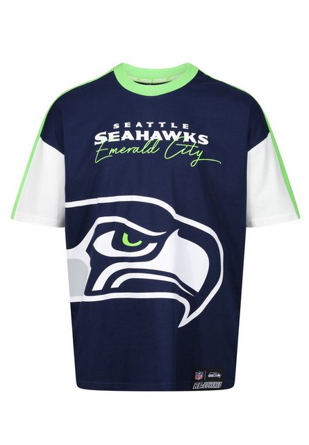 Recovered T-Shirt NFL Seahawks Seattle Cut and Sew Oversized günstig online kaufen