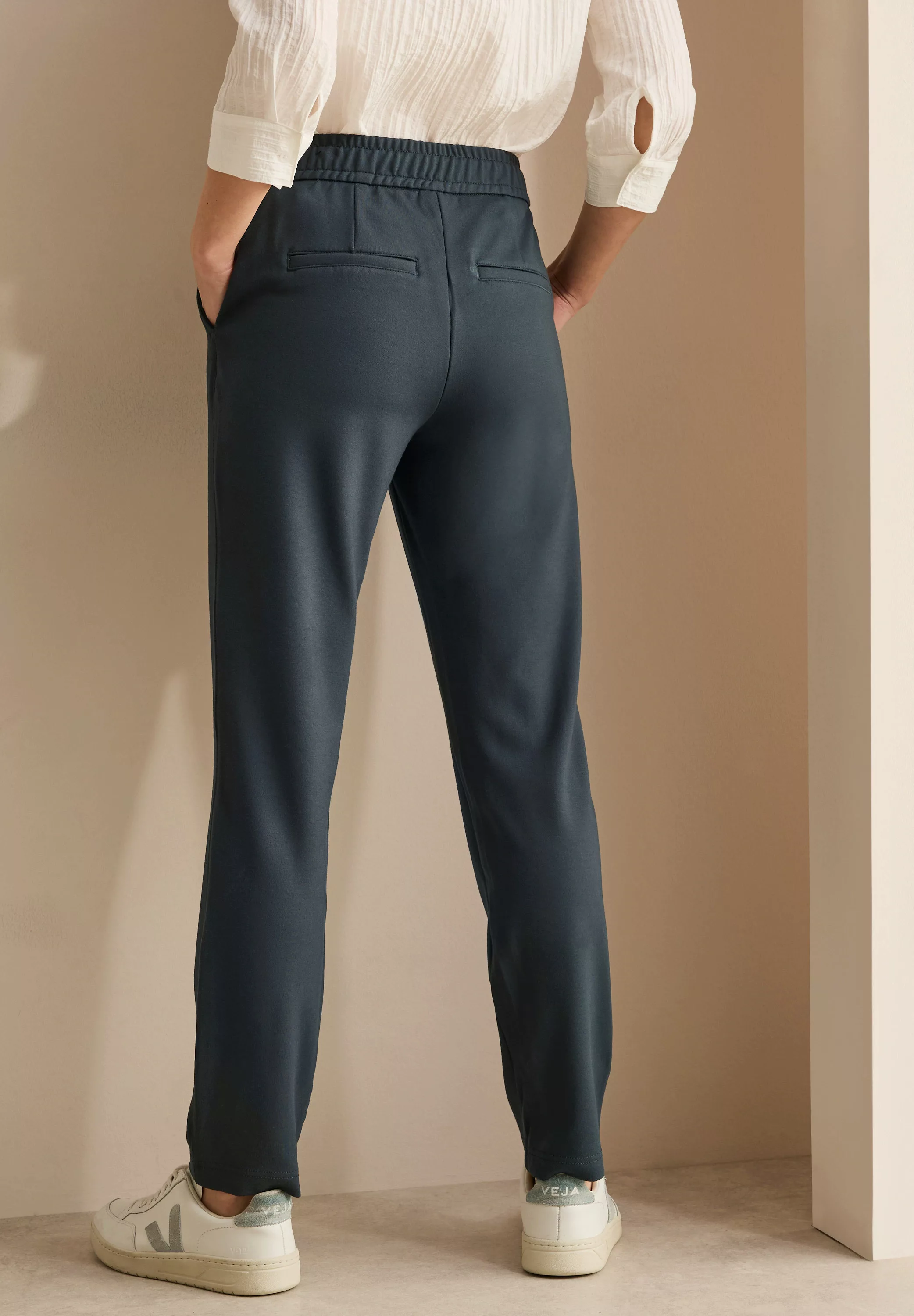 Cecil Stoffhose, Middle Waist günstig online kaufen