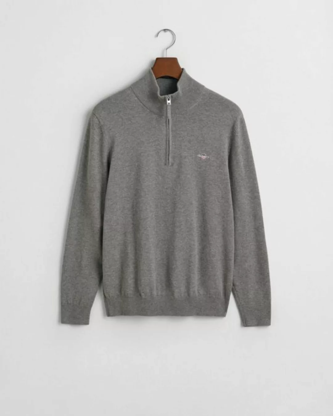 Gant Troyer CLASSIC COTTON HALF ZIP mit gerippten Details günstig online kaufen