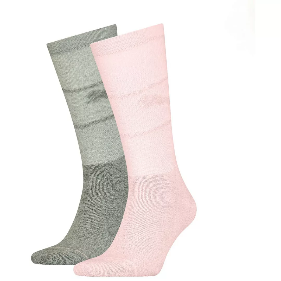 Puma Chill Reversed Crew Socken 2 Paare EU 39-42 Pink / Middle Grey Mélange günstig online kaufen