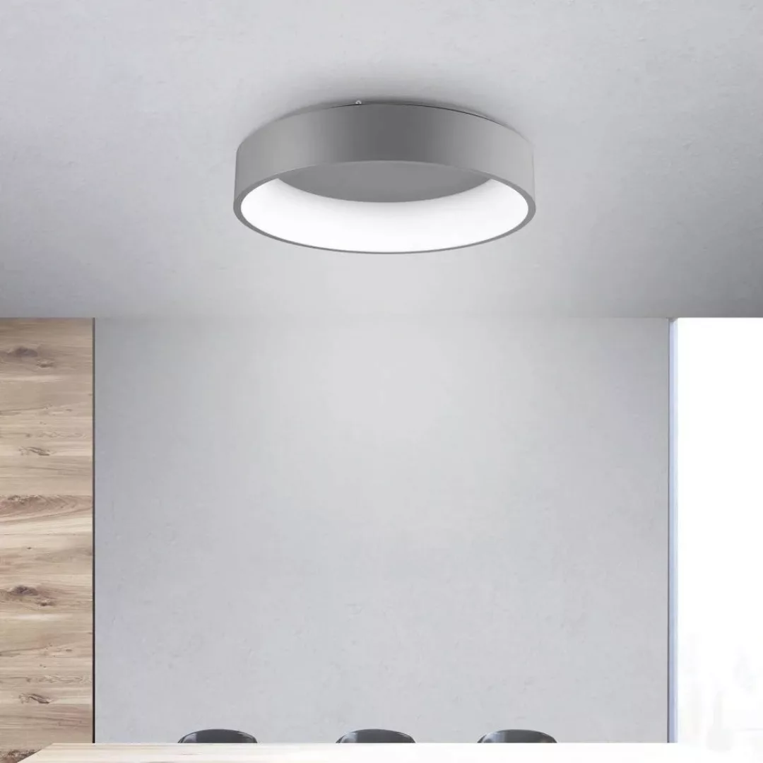 LED Deckenleuchte Rando in Grau 42W 2520lm günstig online kaufen