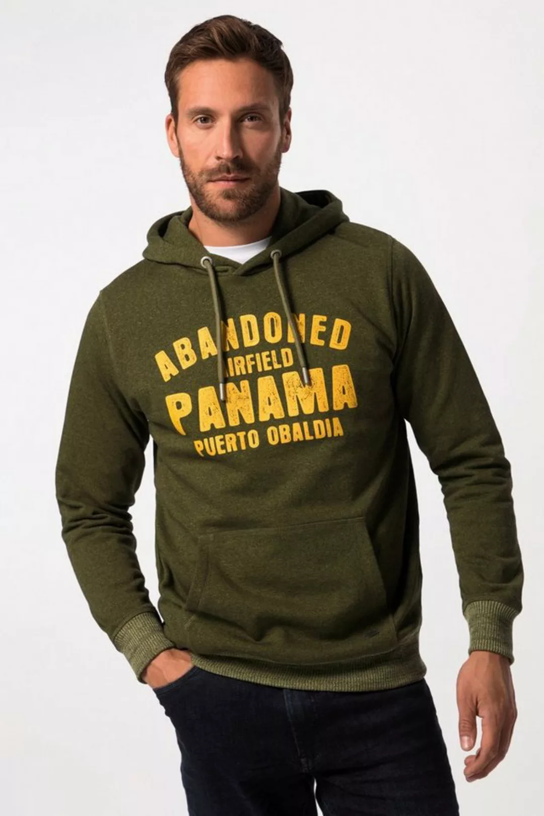 JP1880 Sweatshirt Hoodie Melange-Sweat Kapuze Kängurutasche Tall günstig online kaufen