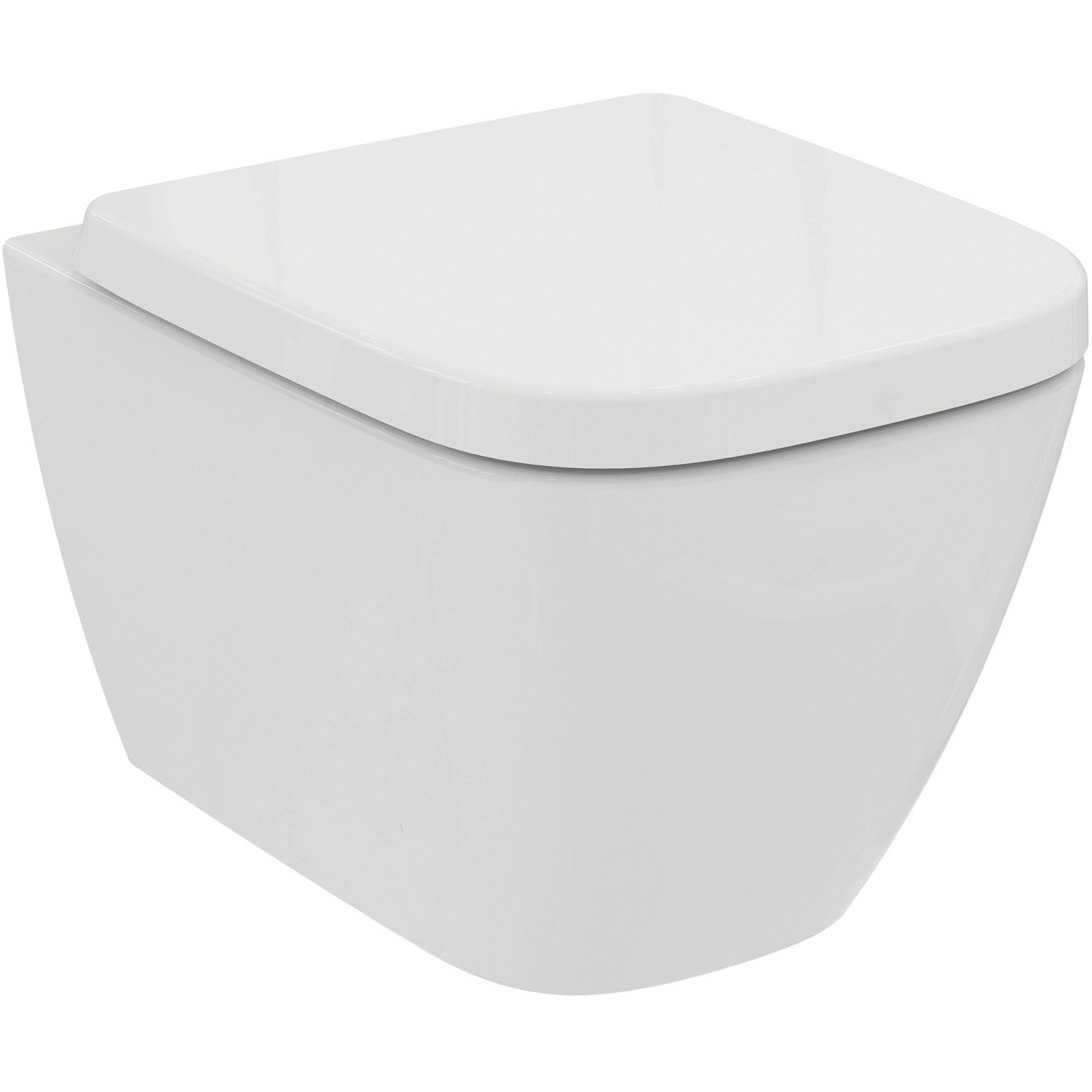 Ideal Standard WC-Paket i.life S Randlos mit WC-Sitz Softclosing 48 cm Weiß günstig online kaufen