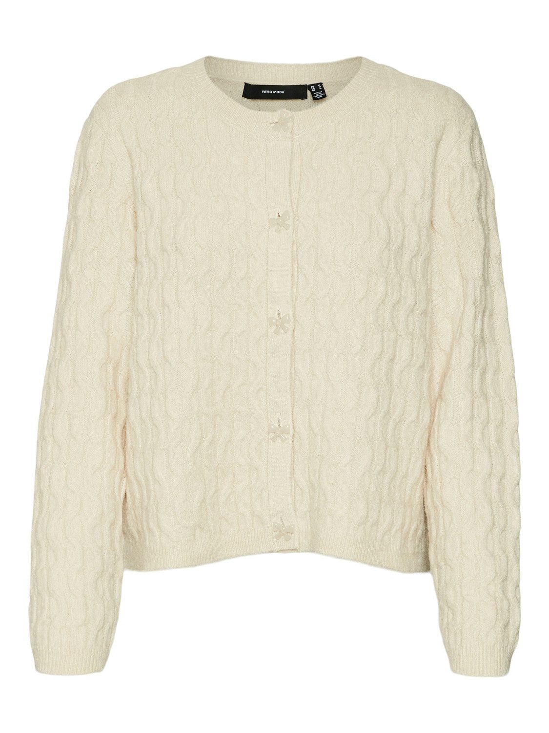 Vero Moda Strickjacke VMELYA LS O-NECK günstig online kaufen