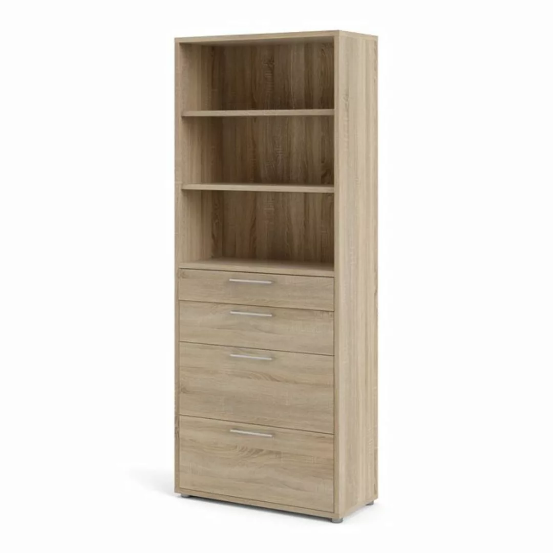 ebuy24 Aktenschrank Prisme Aktenschrank 3 Fächer und 4 Schubladen Eich (1-S günstig online kaufen