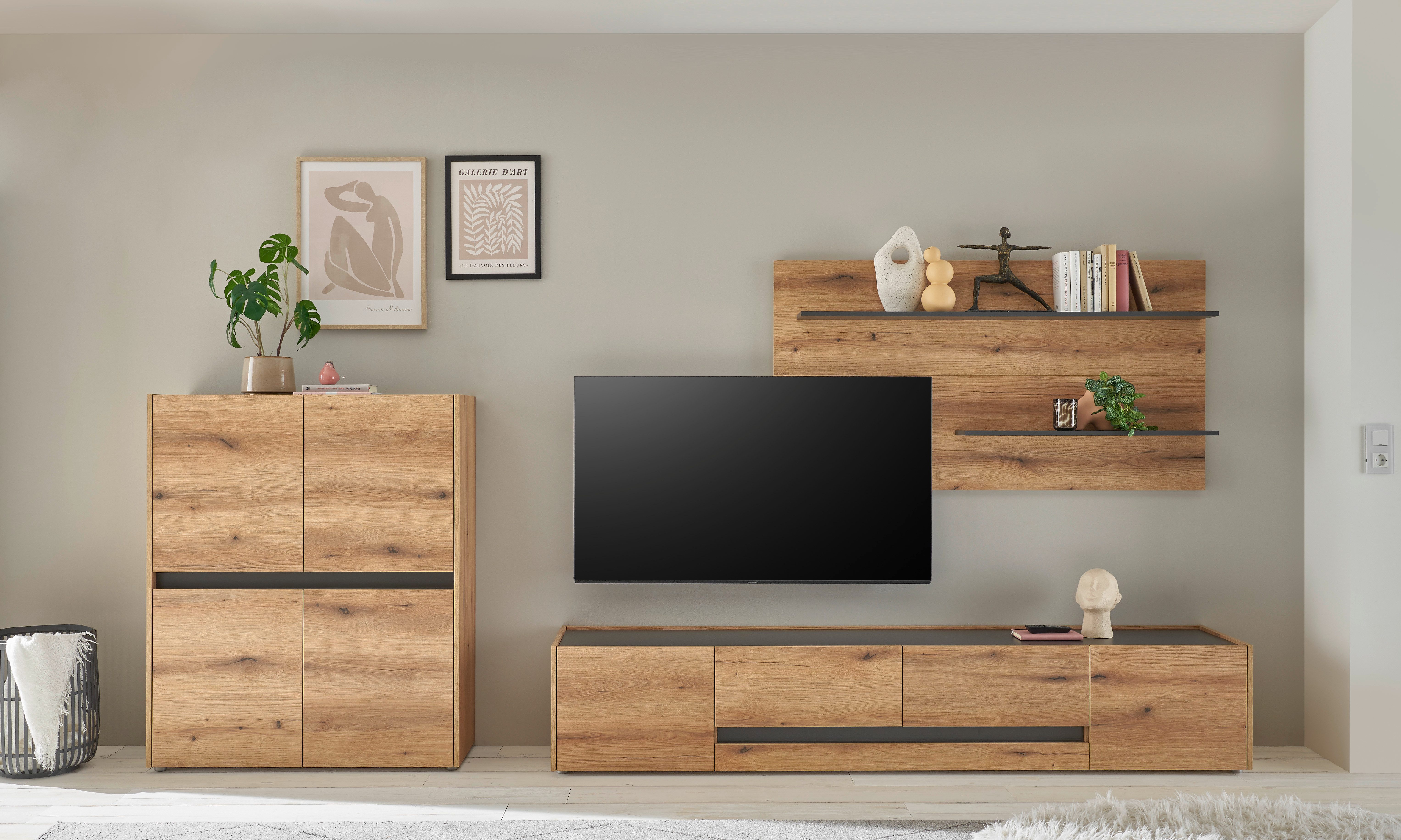 INOSIGN Wohnwand "City/Giron, moderne Anbauwand, Komplettset in vielen Farb günstig online kaufen