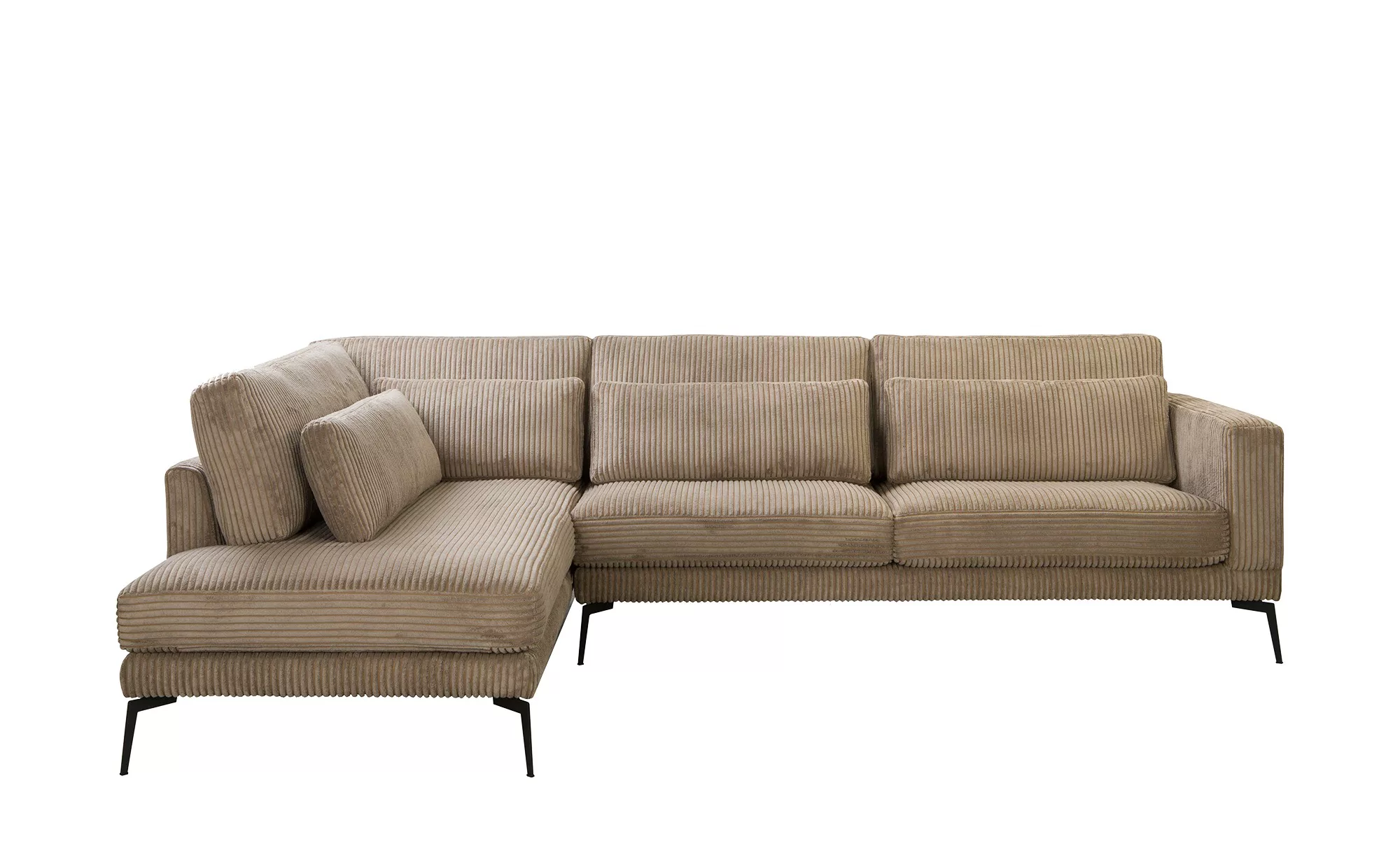 Ecksofa  Roberto ¦ braun ¦ Maße (cm): B: 322 H: 97 T: 221.0 Polstermöbel > günstig online kaufen