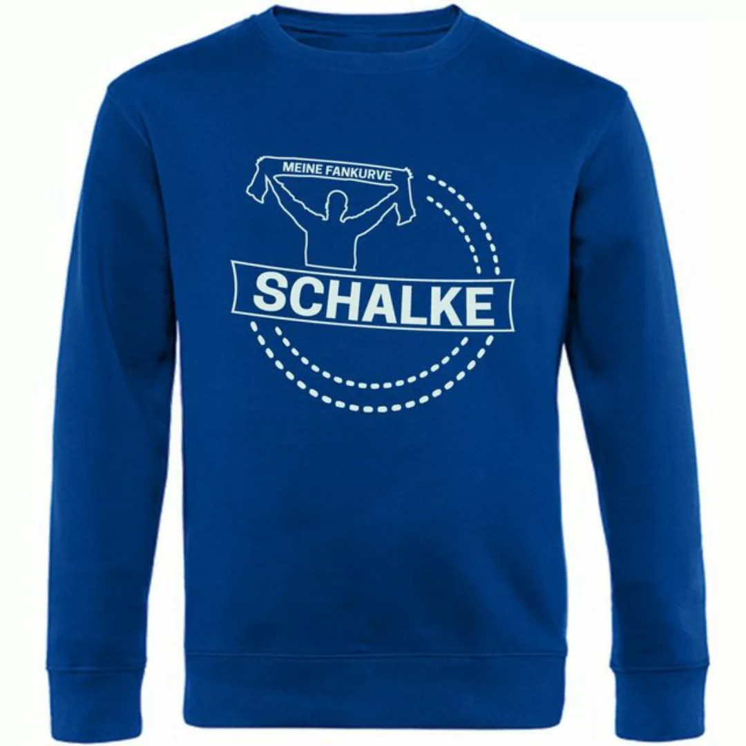 multifanshop Sweatshirt Schalke - Meine Fankurve - Pullover günstig online kaufen
