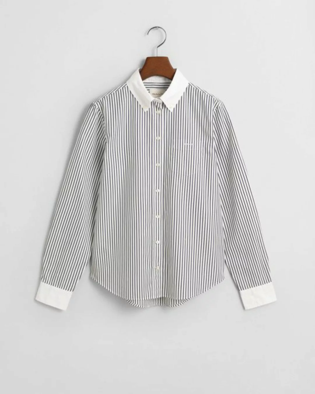 Gant T-Shirt REG CONTRAST COLLAR STRIPED SHIRT günstig online kaufen