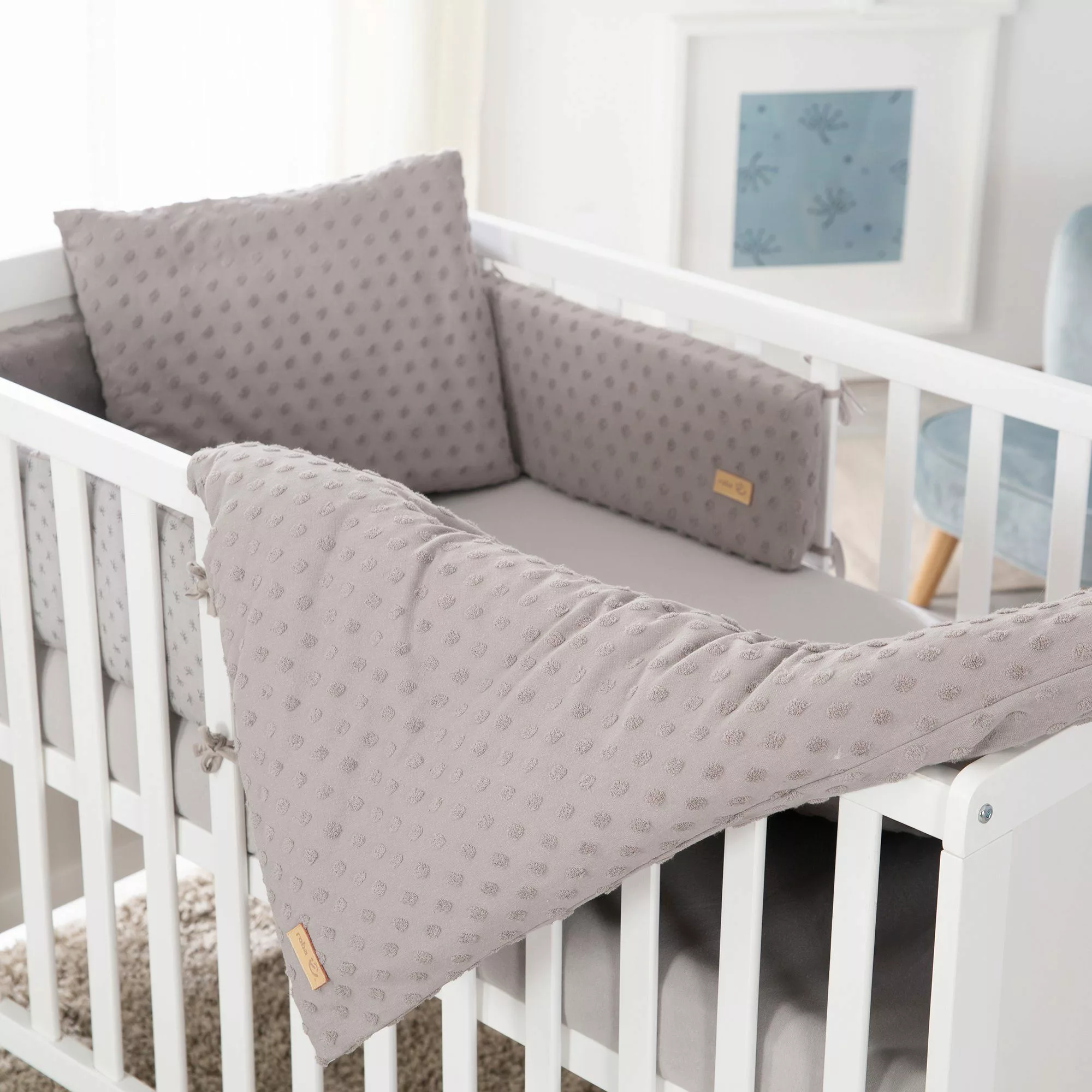 roba® Babybettwäsche Lil Planet, Baumwolle, Wiegenbettwäsche, günstig online kaufen