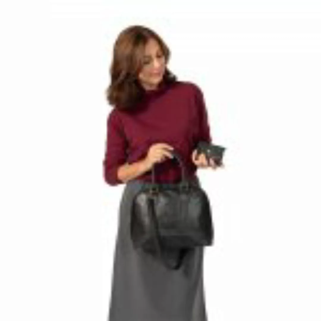 Lederhandtasche mit Portemonnaie günstig online kaufen