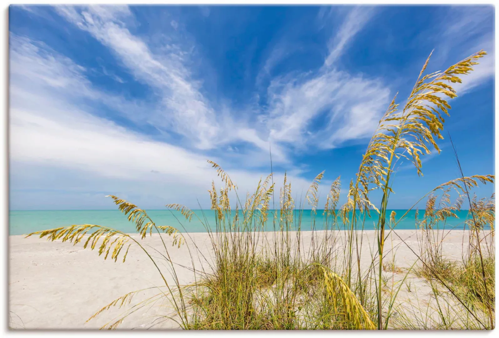 Artland Wandbild "Himmlische Stille am Strand", Strandbilder, (1 St.), als günstig online kaufen