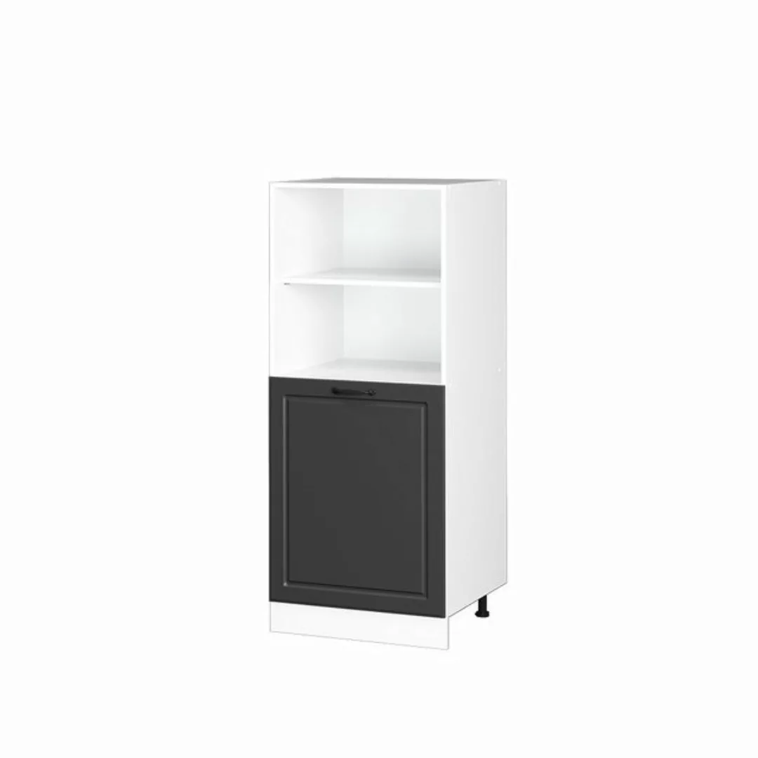 Vicco Backofenumbauschrank Küchenhochschrank R-Line Landhaus 60 cm Weiß Ant günstig online kaufen