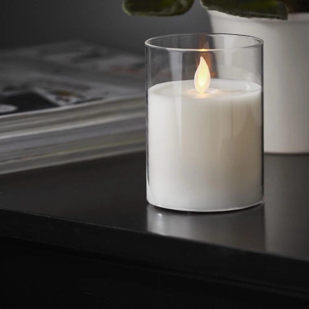 LED Kerze M-Twinkle in Weiß 0,06W 100mm günstig online kaufen