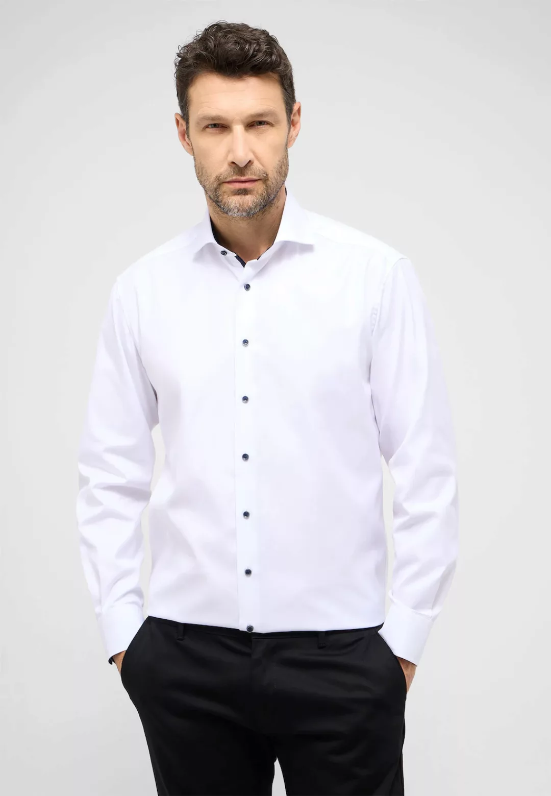 Eterna Businesshemd - Hemd langarm blickdicht - modern fit - Cover Shirt Tw günstig online kaufen