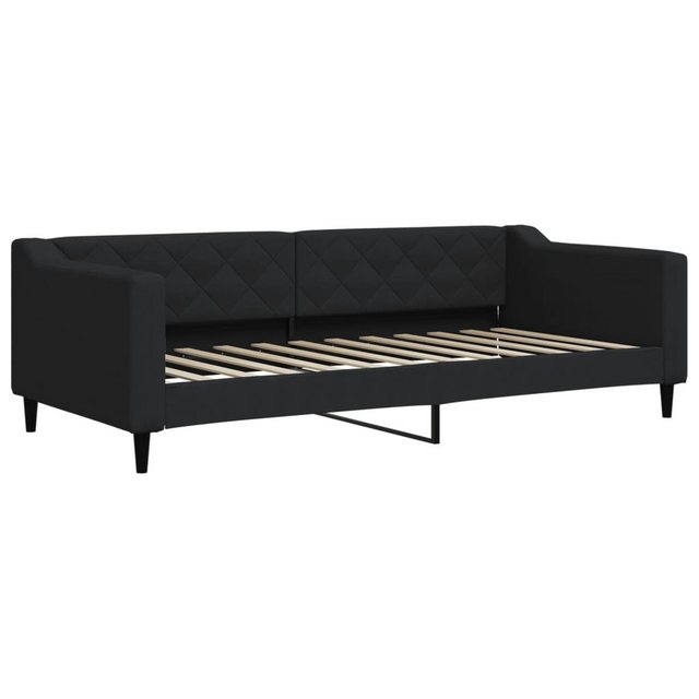 vidaXL Gästebett Gästebett Tagesbett Schwarz 90x200 cm Stoff Bett Bettgeste günstig online kaufen