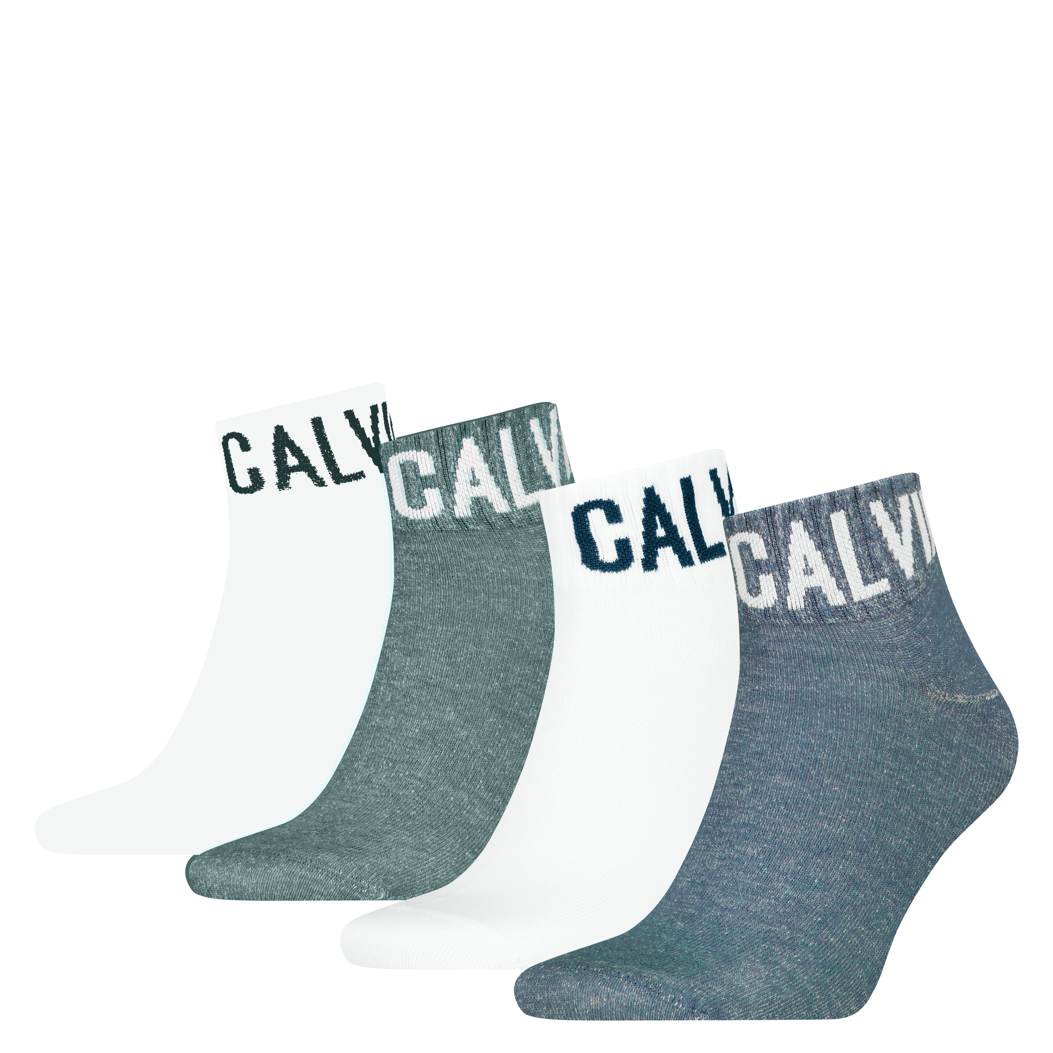 Calvin Klein Jeans Kurzsocken "CKJ MEN QUARTER 4P RIBBON LOGO ECOM", (4er P günstig online kaufen
