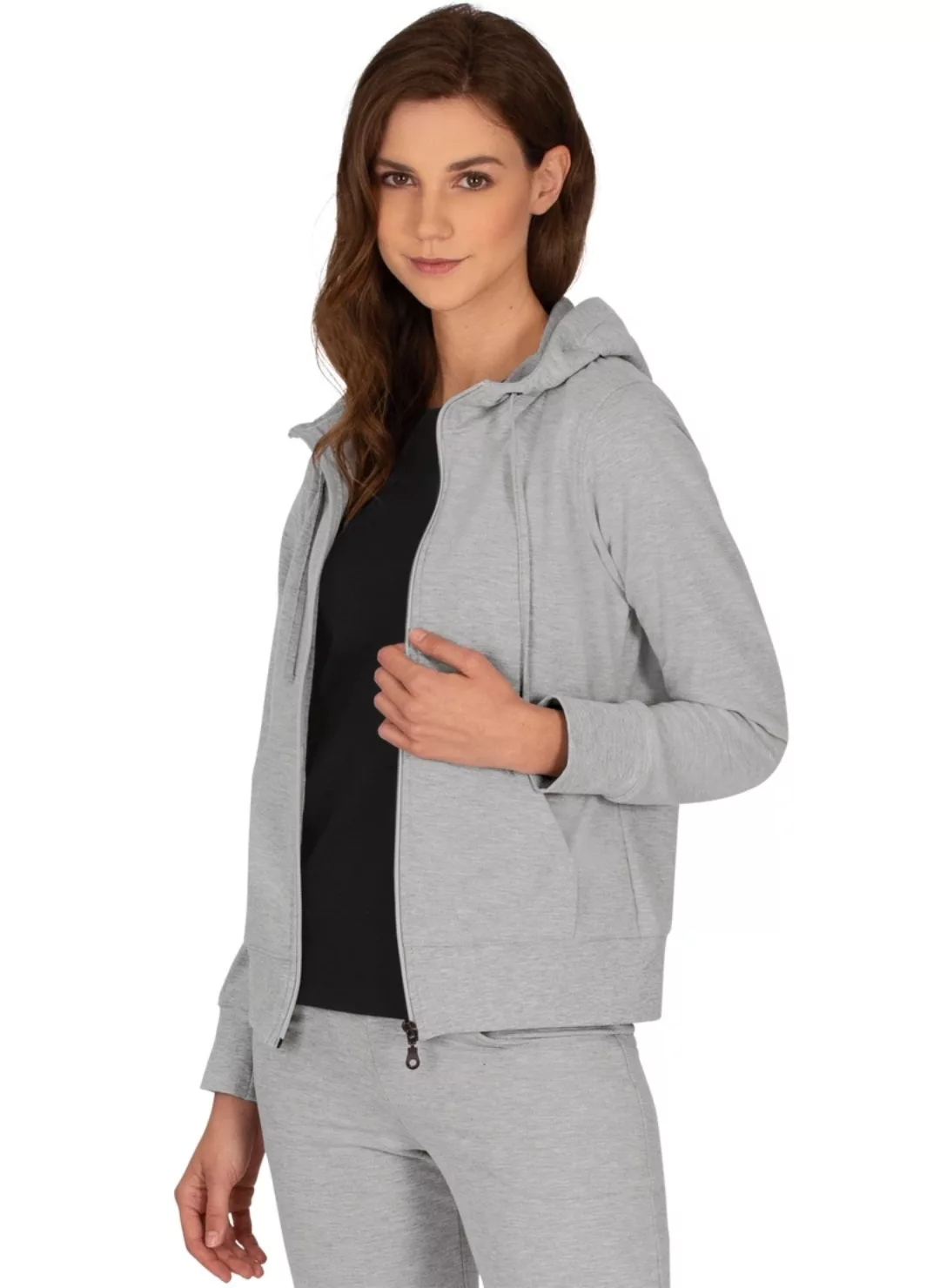 Trigema Sweatjacke "TRIGEMA Kapuzenjacke" günstig online kaufen