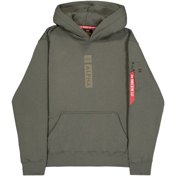 Alpha Industries  Sweatshirt Alpha Puff Print Hoodie - dark olive günstig online kaufen