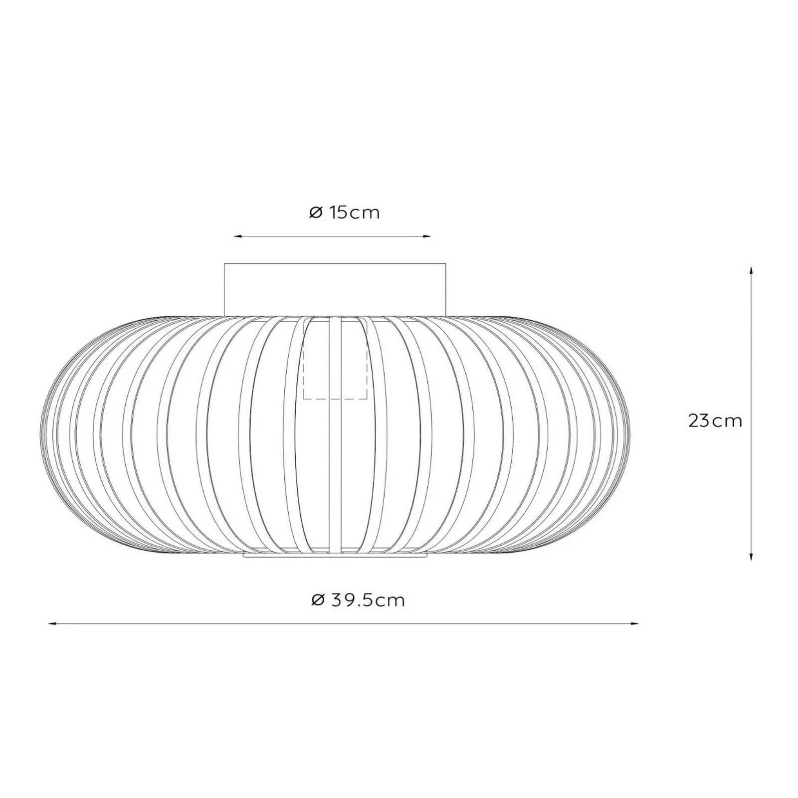 Käfig-Deckenleuchte Manuela, Ø 40 cm, grün günstig online kaufen