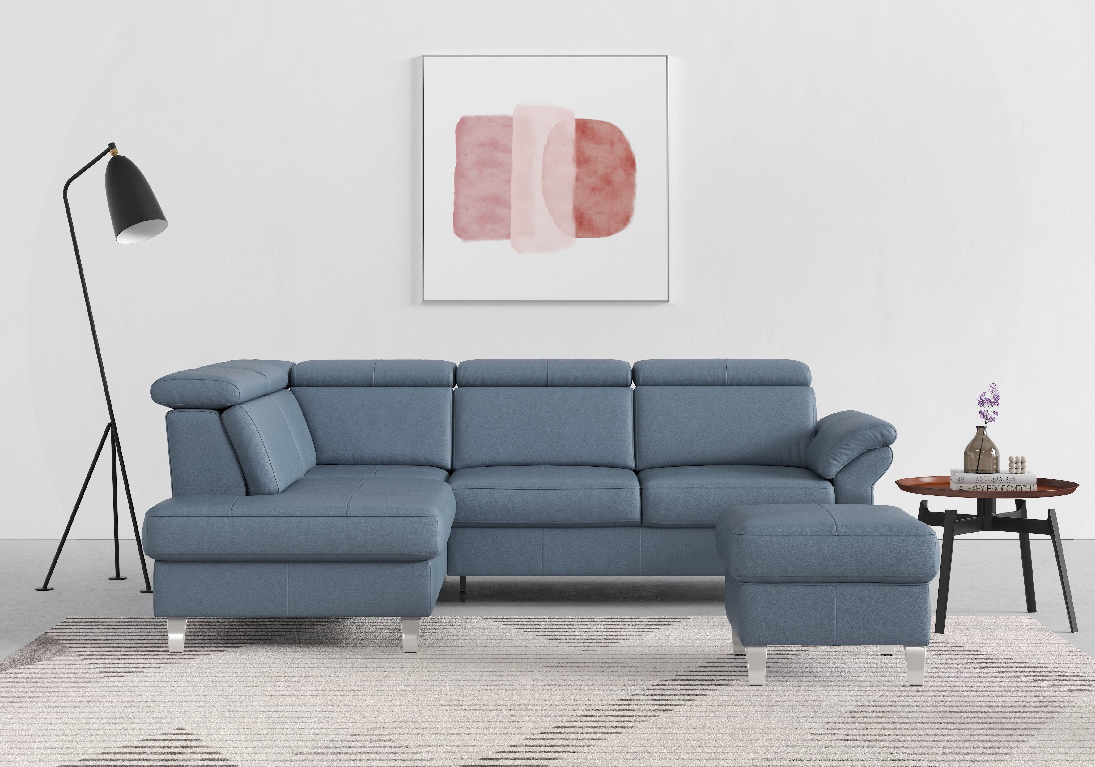 sit&more Ecksofa Arngast L-Form, inklusive Kopfteilverstellung günstig online kaufen