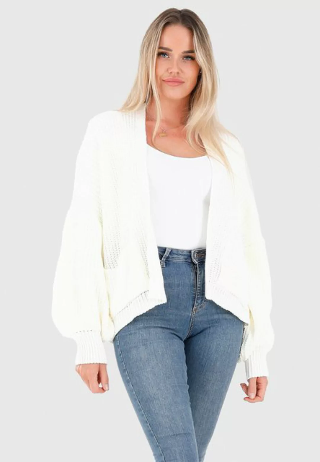 YC Fashion & Style Cardigan Lässiger Oversize-Cardigan Basic günstig online kaufen