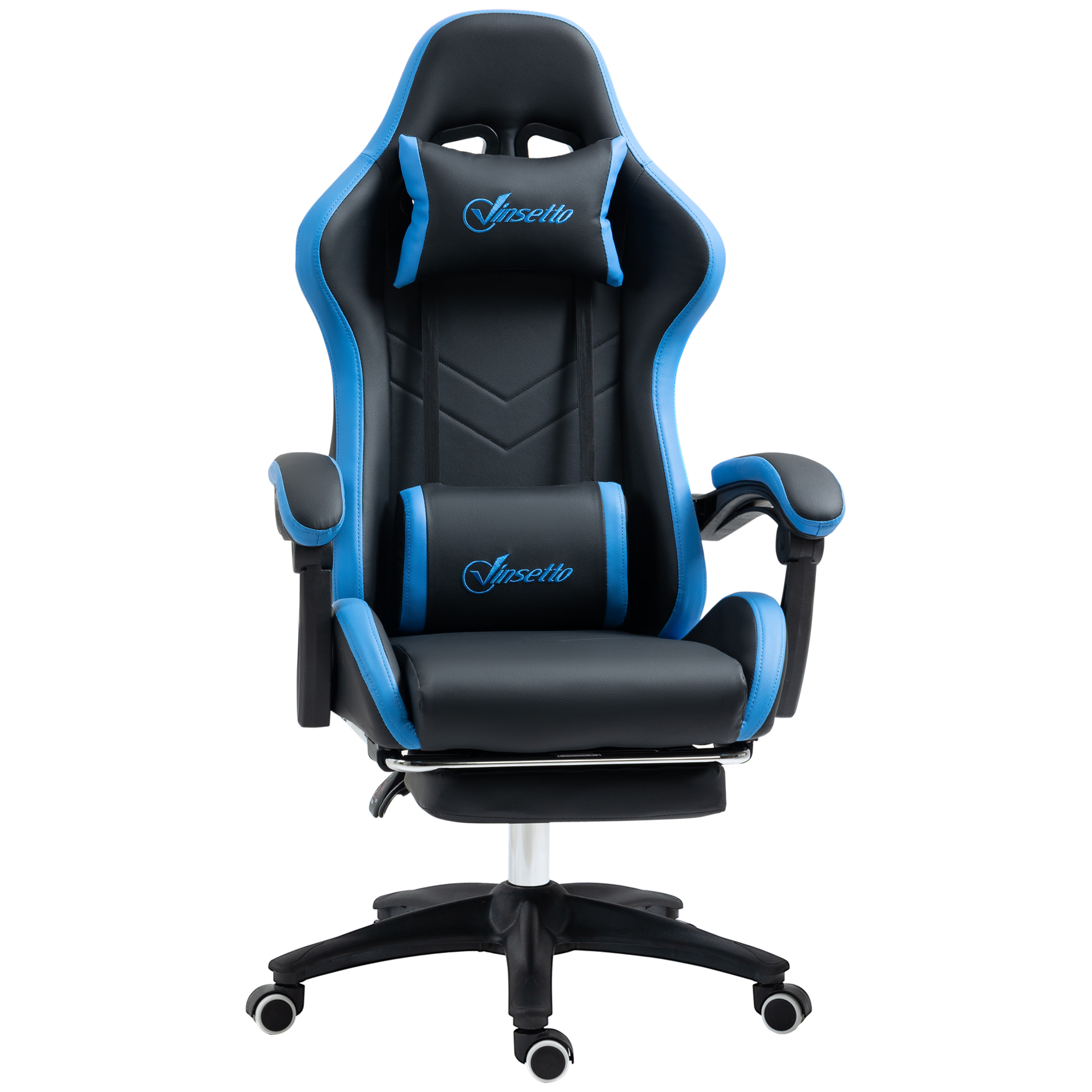 Vinsetto Gaming Stuhl Bürostuhl Computerstuhl mit Lendenkissen, Kopfstütze, günstig online kaufen