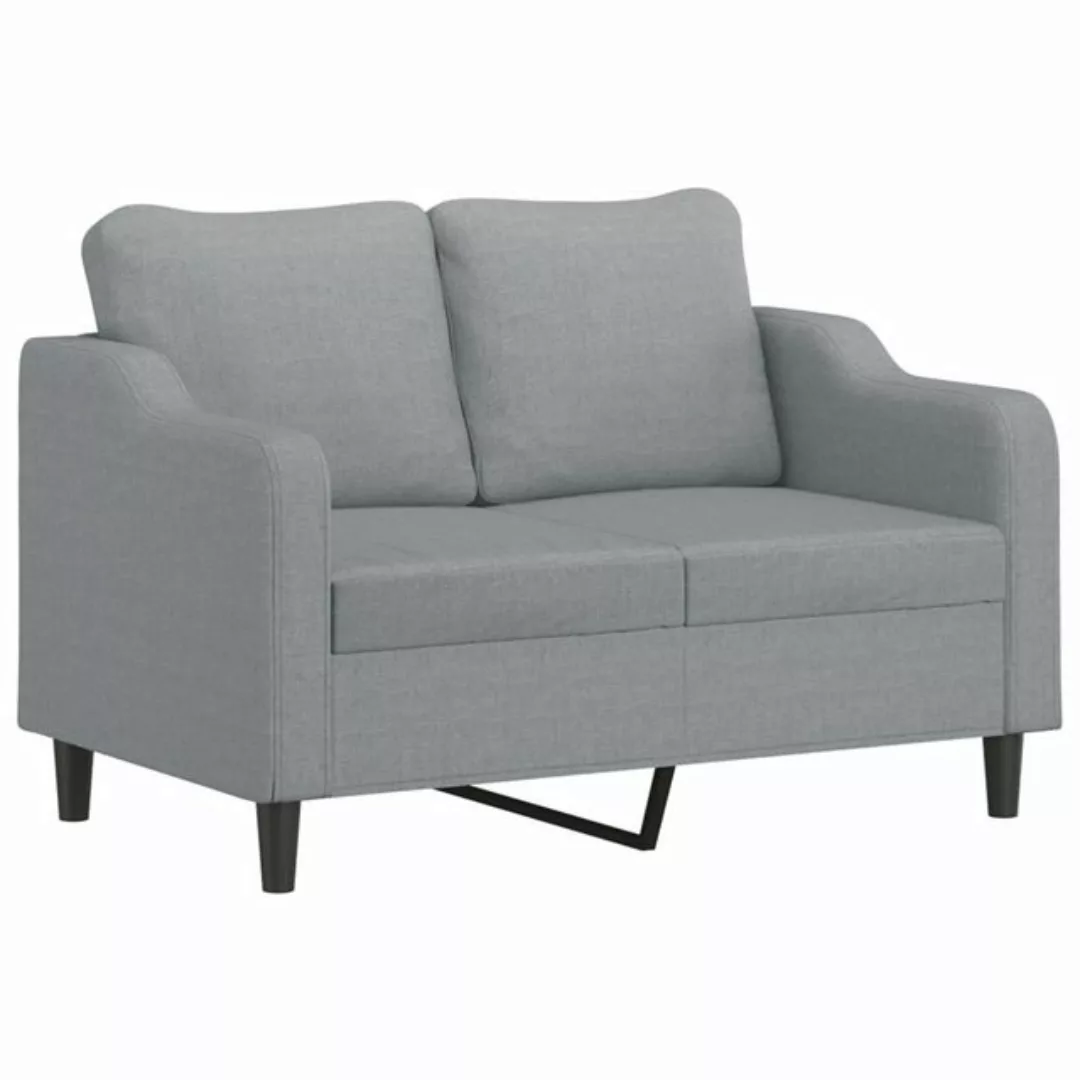 vidaXL Sofa, 2-Sitzer-Sofa Dunkelgrau 120 cm Stoff günstig online kaufen