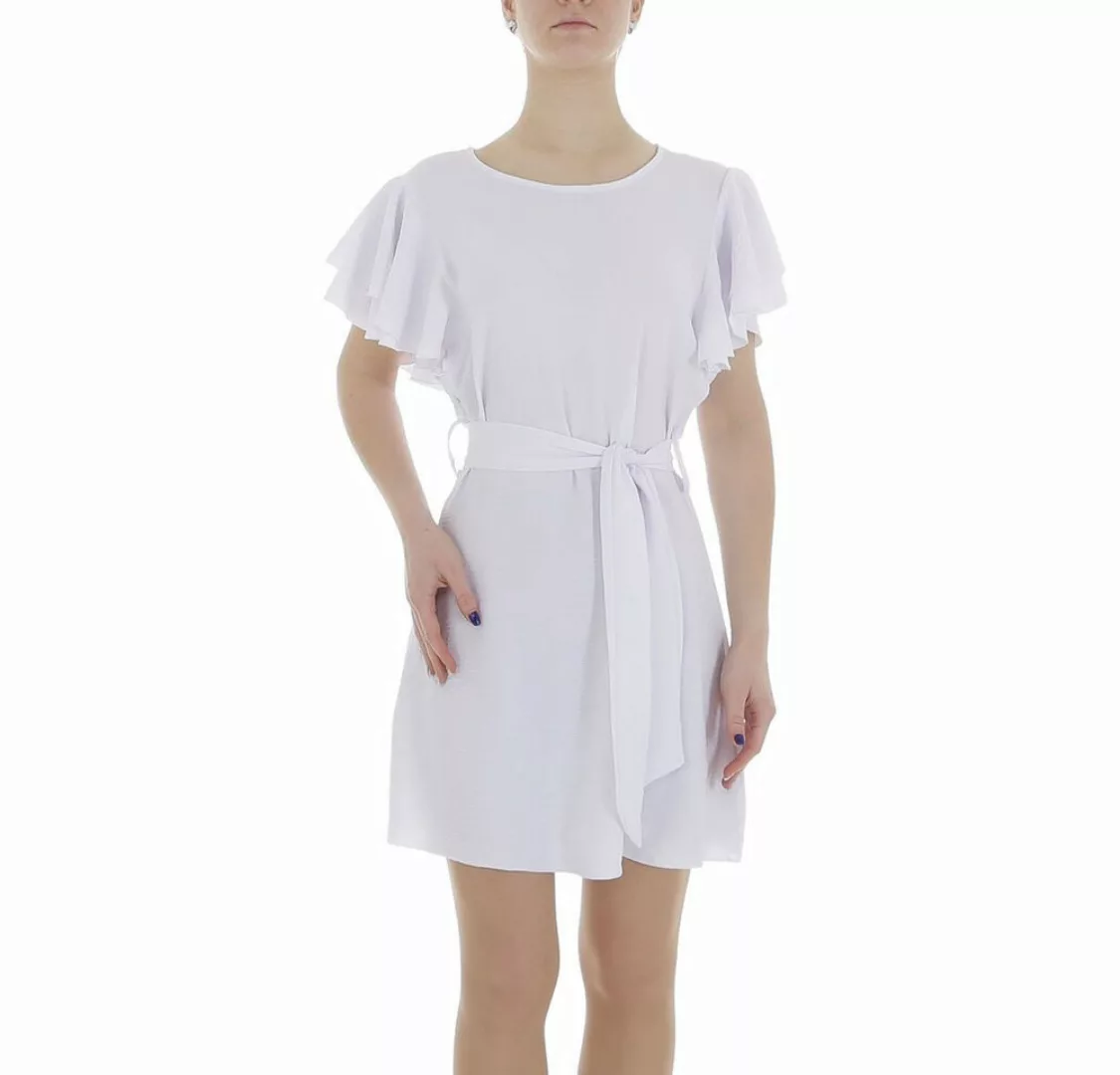 Ital-Design Sommerkleid Damen Freizeit (86164376) Kreppoptik/gesmokt Minikl günstig online kaufen