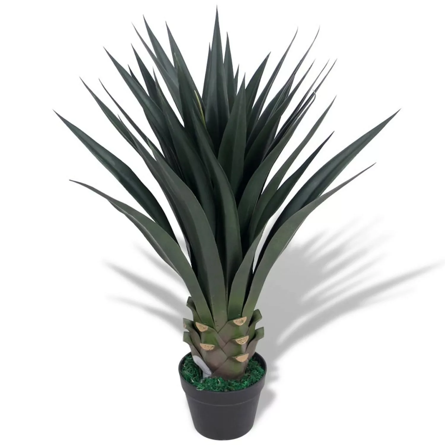 Künstliche Yucca-pflanze Mit Topf 90 Cm Grün günstig online kaufen