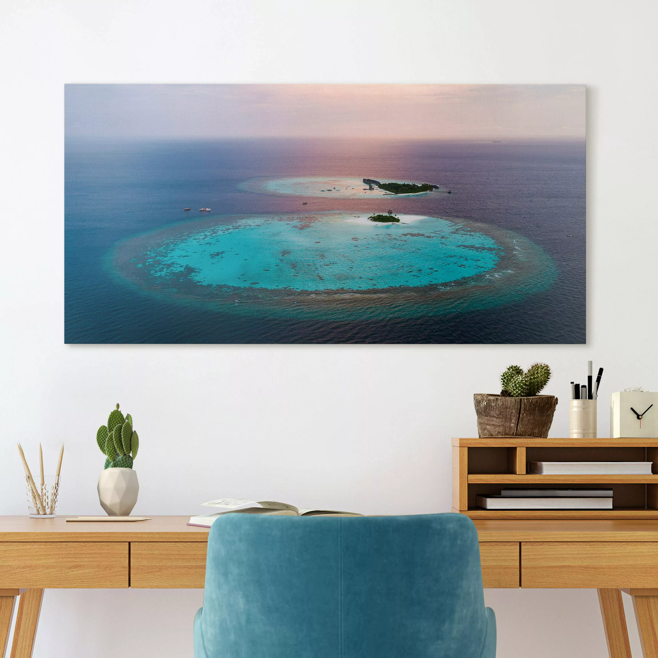 Leinwandbild Paradies im Ozean günstig online kaufen