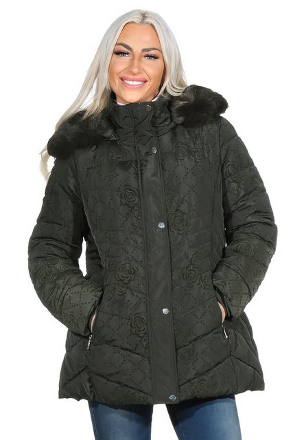 Saturn Paris Langjacke Damen Steppjacke Design Winterrose funktionale Winte günstig online kaufen