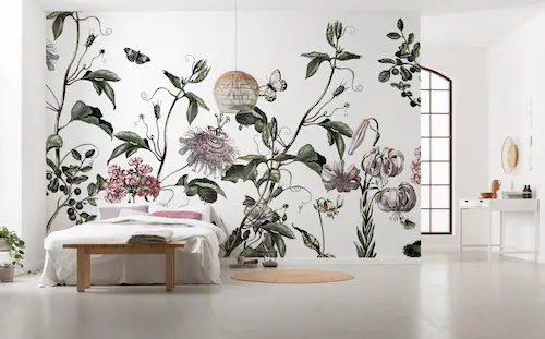 Komar Fototapete »Vlies Fototapete - Paradis de Papillons - Größe 400 x 250 günstig online kaufen