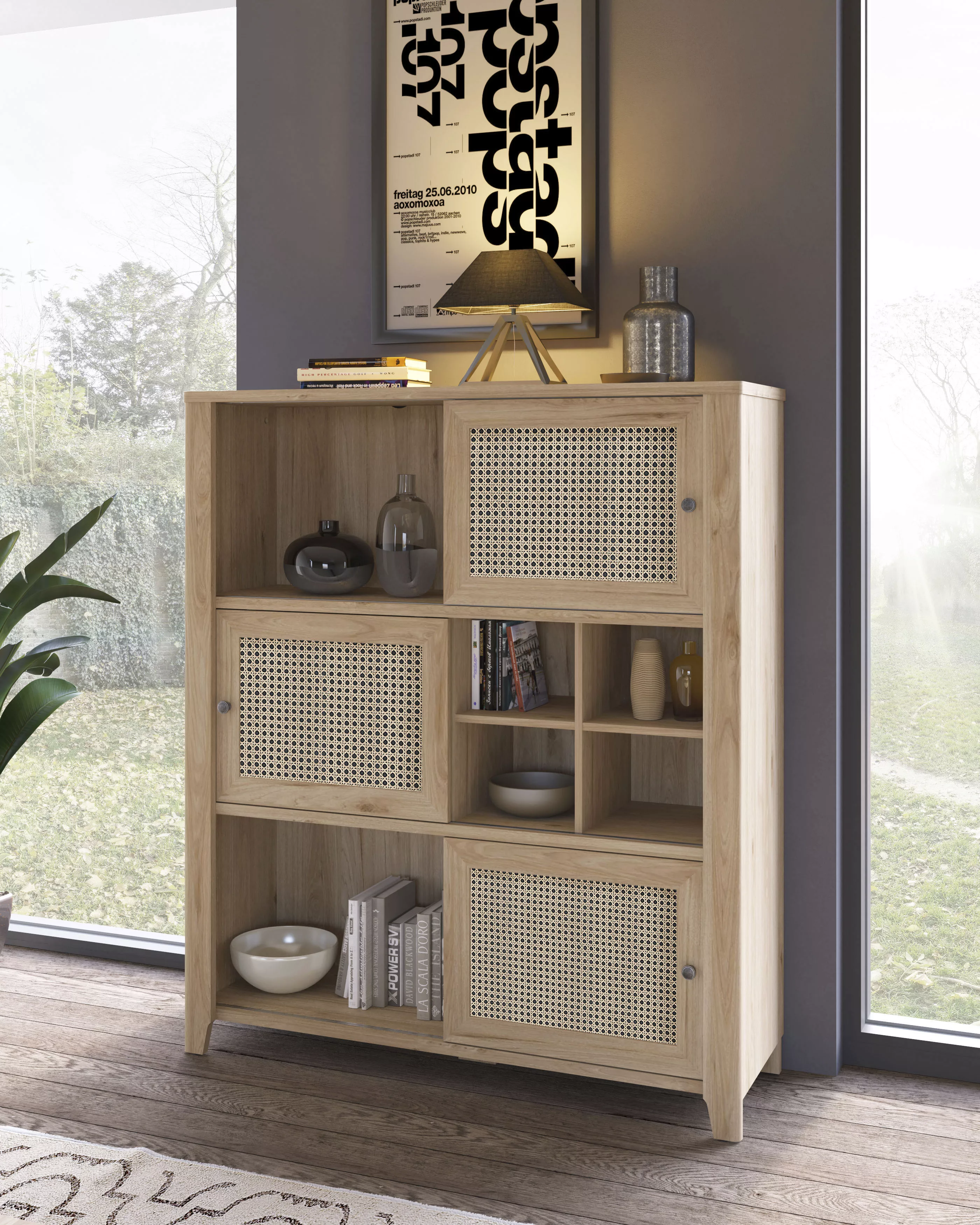 INOSIGN Highboard "CESTINO", Höhe ca. 150 cm günstig online kaufen