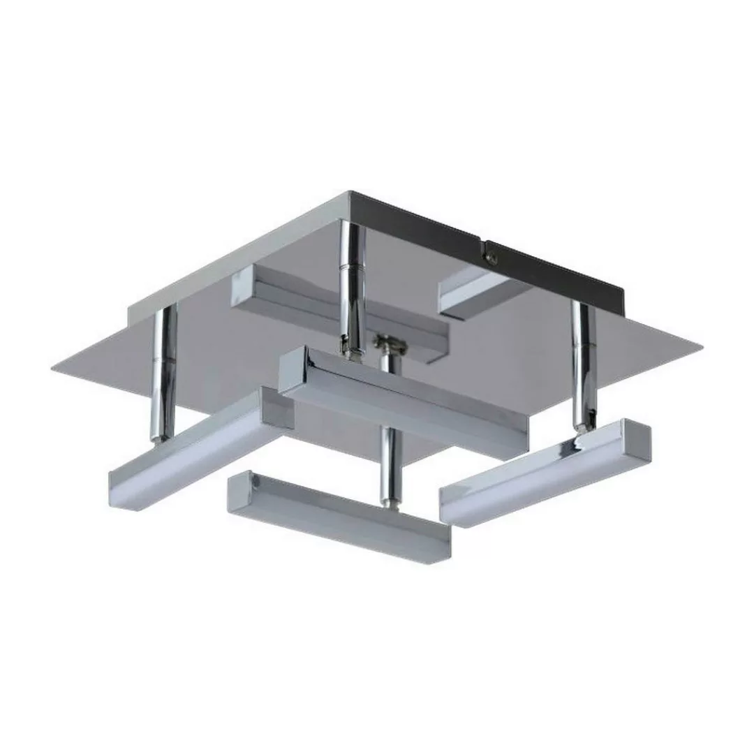 Näve Leuchten LED Deckenleuchte NV1228542 Chrom Metall Acryl B/H/T: ca. 25x günstig online kaufen