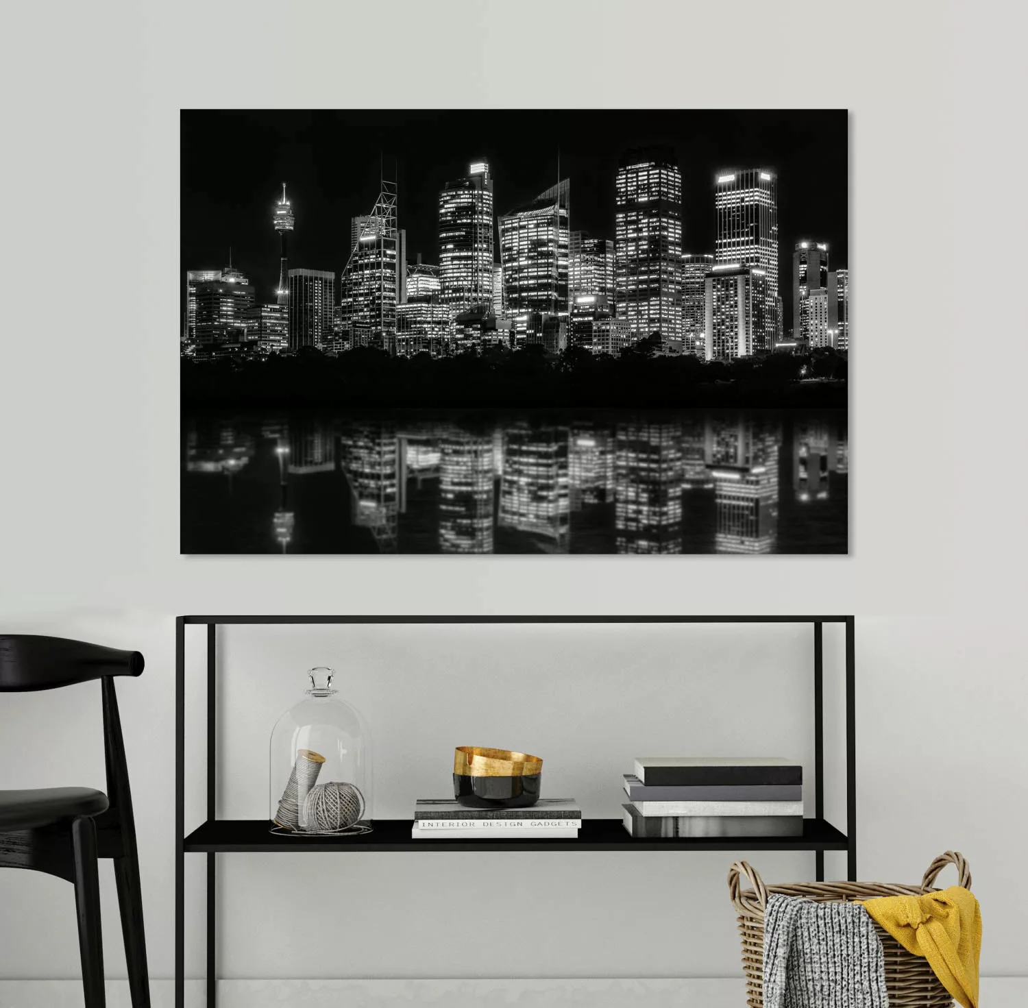 queence Acrylglasbild "Hochhäuser", Skyline-Gebäude-Städte-Amerika-Bilder v günstig online kaufen