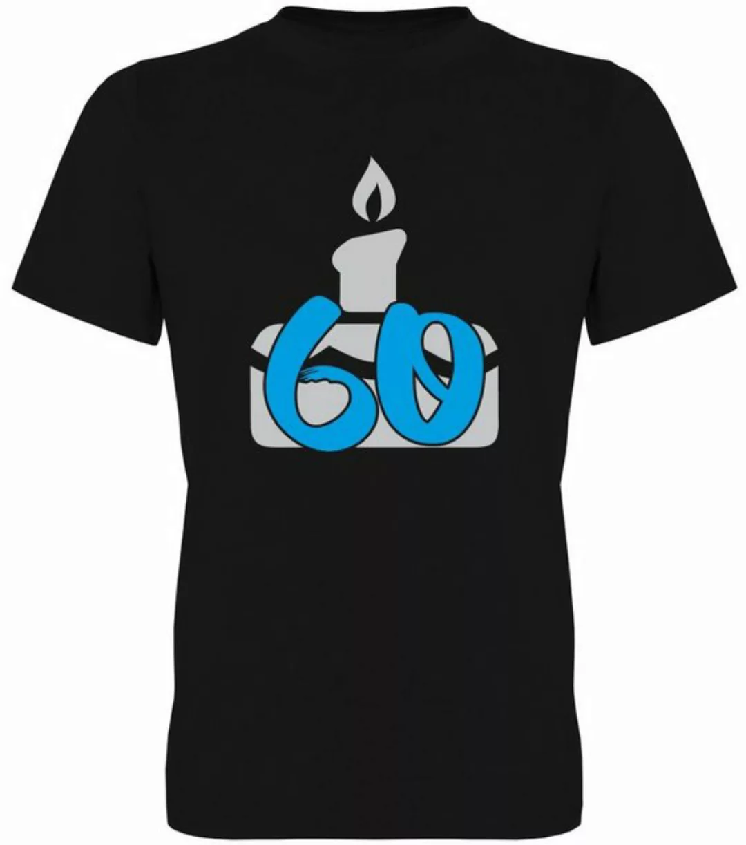 G-graphics T-Shirt 60 – Geburtstagstorte Herren T-Shirt, mit trendigem Fron günstig online kaufen