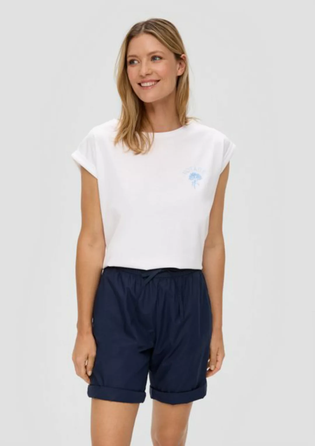 s.Oliver Shorts Leichte Shorts mit Elastikbund aus Lyocellmix Gummizug günstig online kaufen