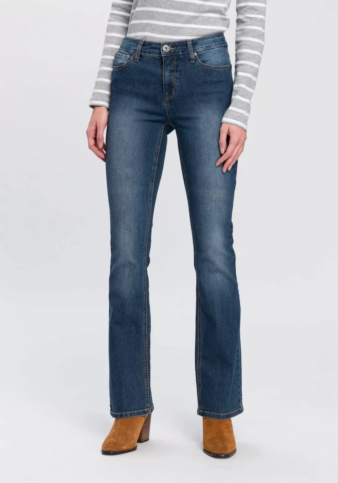 Arizona Bootcut-Jeans Shaping High Waist günstig online kaufen