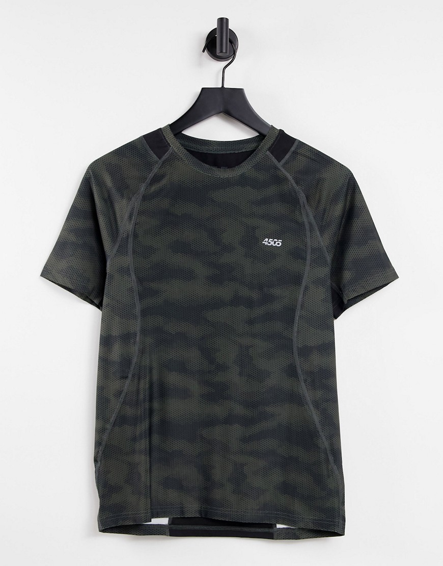 ASOS 4505 – Baselayer-T-Shirt mit Military-Muster-Schwarz günstig online kaufen