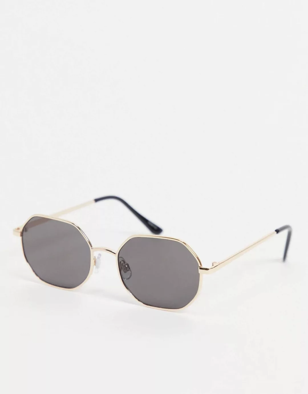 Madein. – Schmale, sechseckige Sonnenbrille-Goldfarben günstig online kaufen