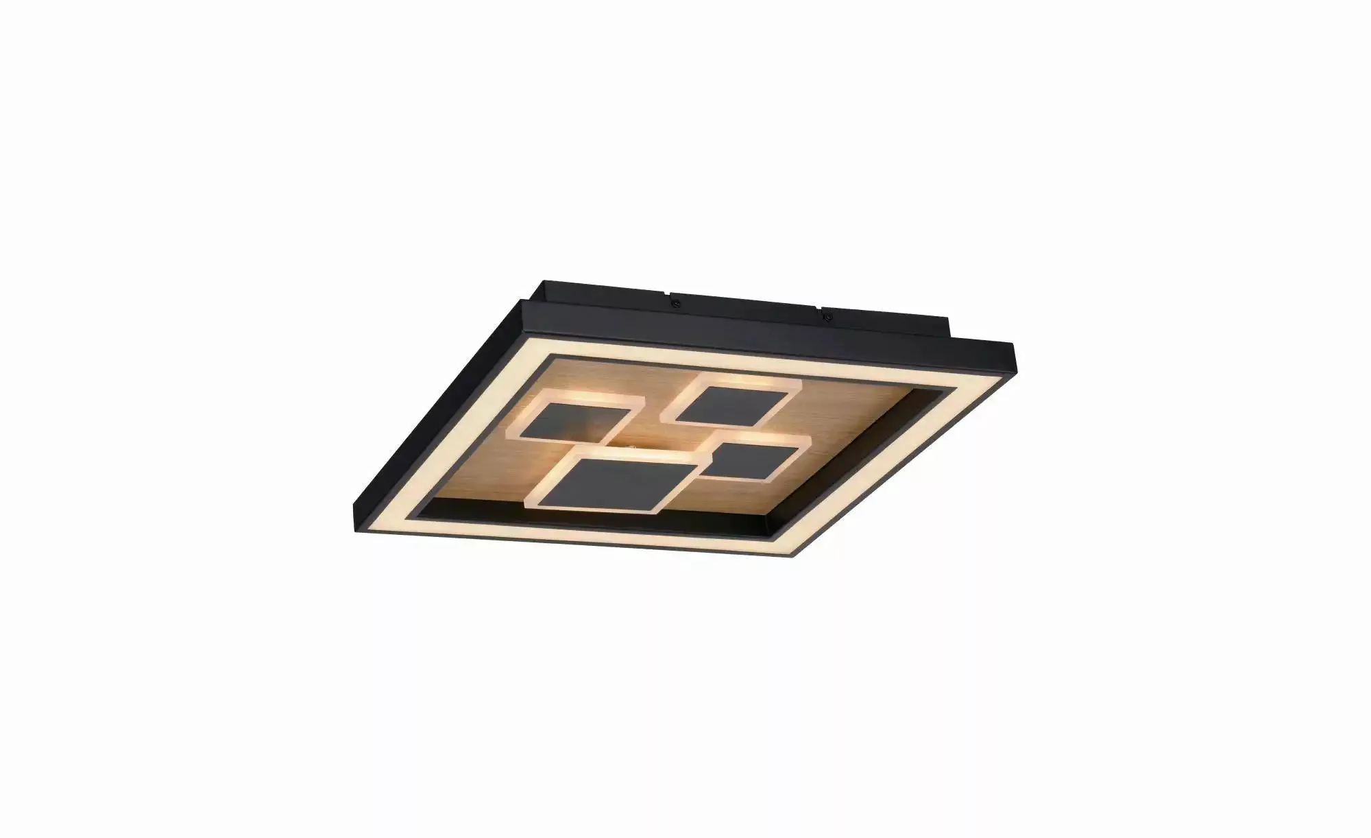 LED-Deckenlampe Eliza, Holz, 48x48 cm günstig online kaufen