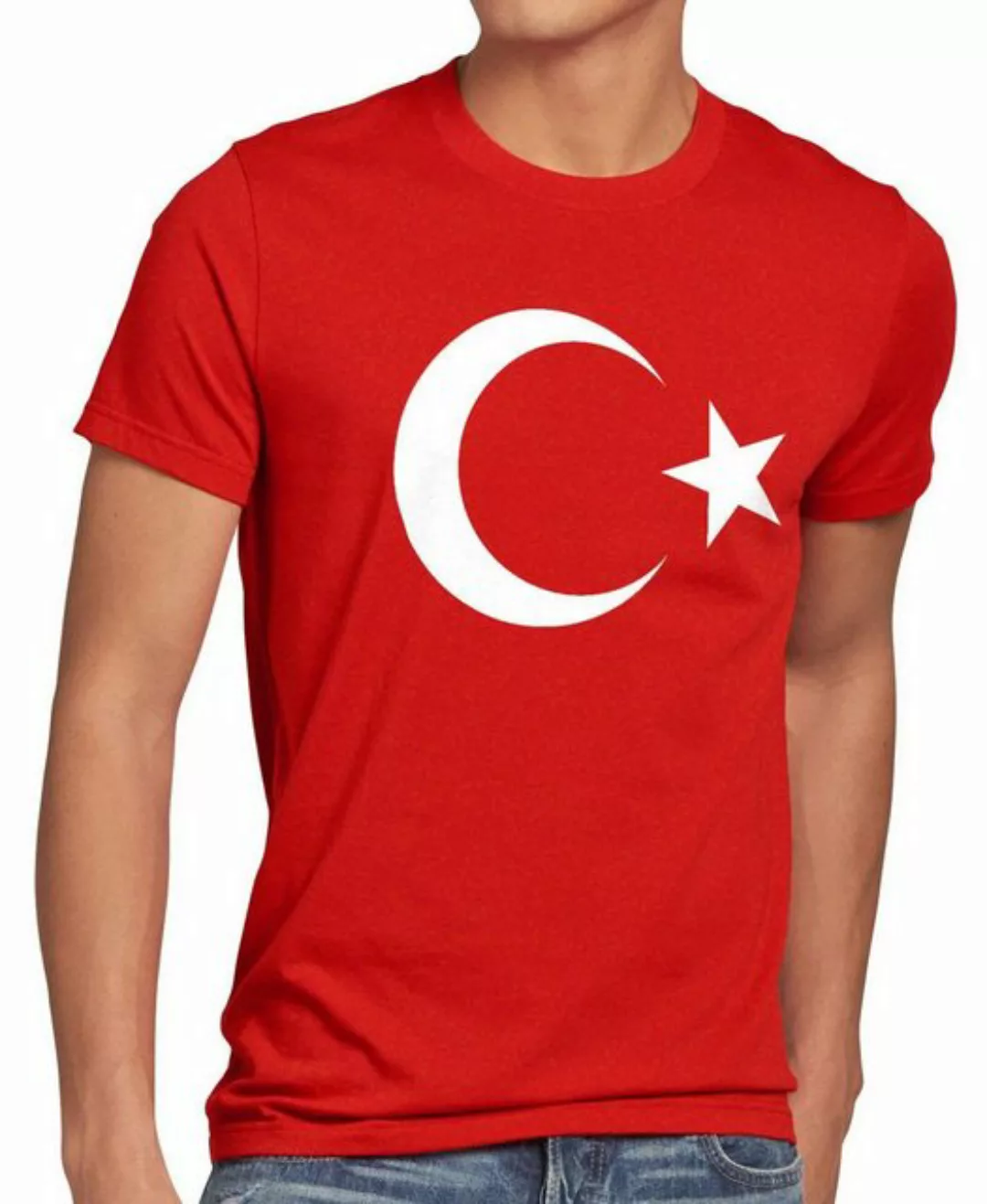 style3 Print-Shirt Herren T-Shirt Türkei Turkey Türkiye Flagge istanbul Fla günstig online kaufen