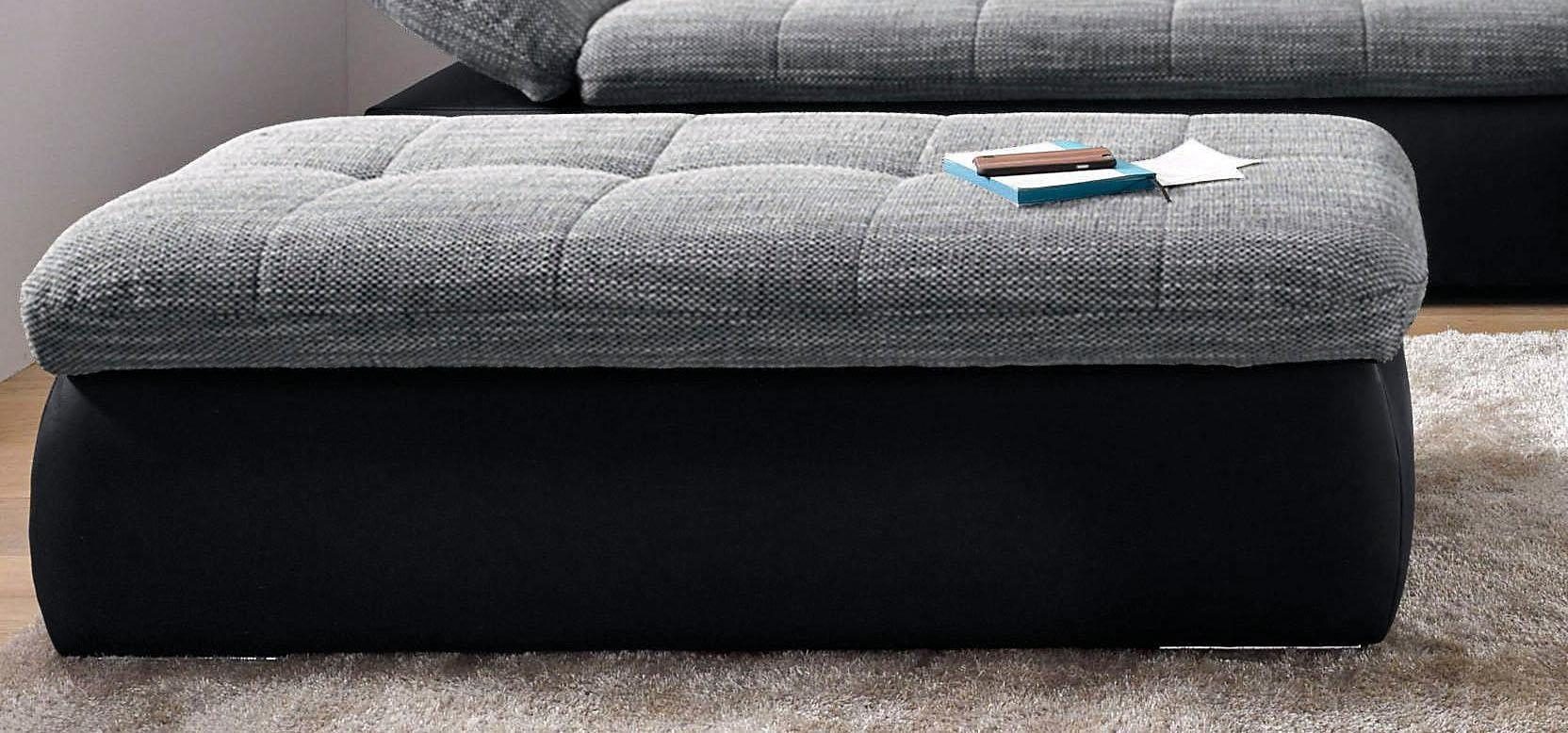 DOMO collection Polsterhocker "Moric", inklusive Stauraum günstig online kaufen