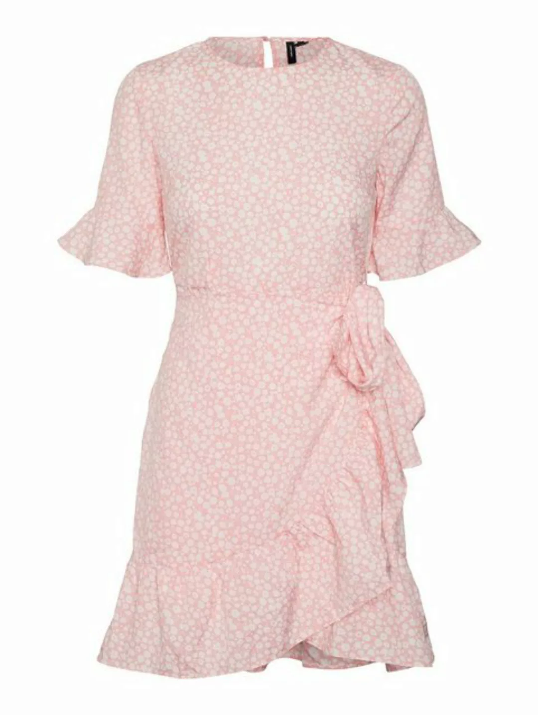 Vero Moda Shirtkleid Kurzes Mini Wickel Kleid VMHENNA (kurz) 5775 in Pink günstig online kaufen