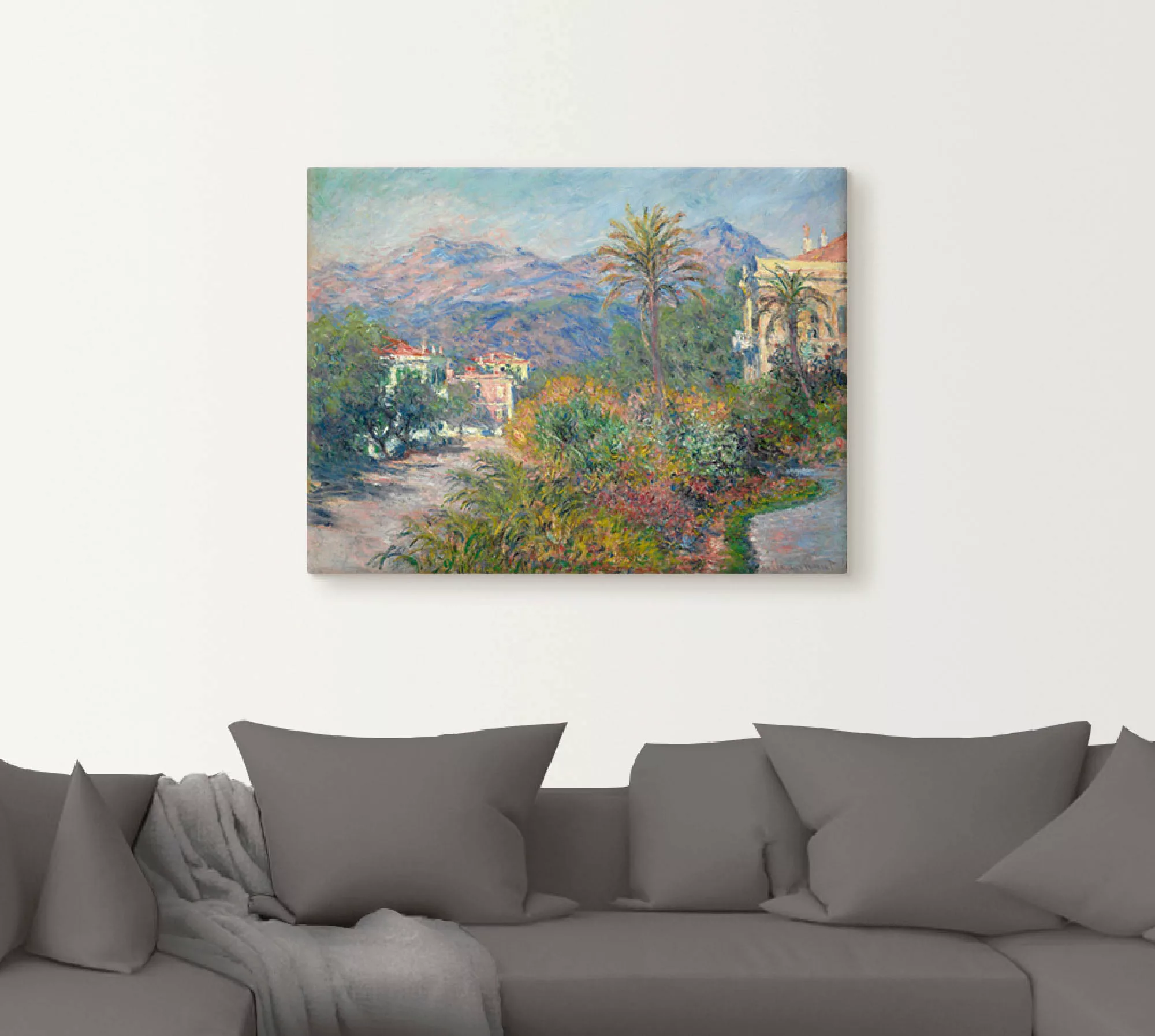 Artland Wandbild "Strada Romana in Bordighera. 1884", Europa, (1 St.), als günstig online kaufen