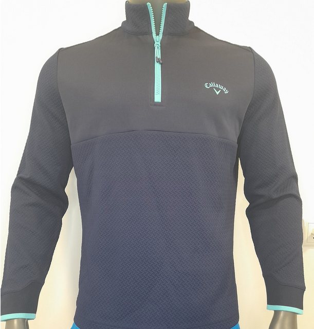 Callaway Longsweatshirt Callaway Layer Aquapel Mixed Media 1/4 Zip Blau-Min günstig online kaufen