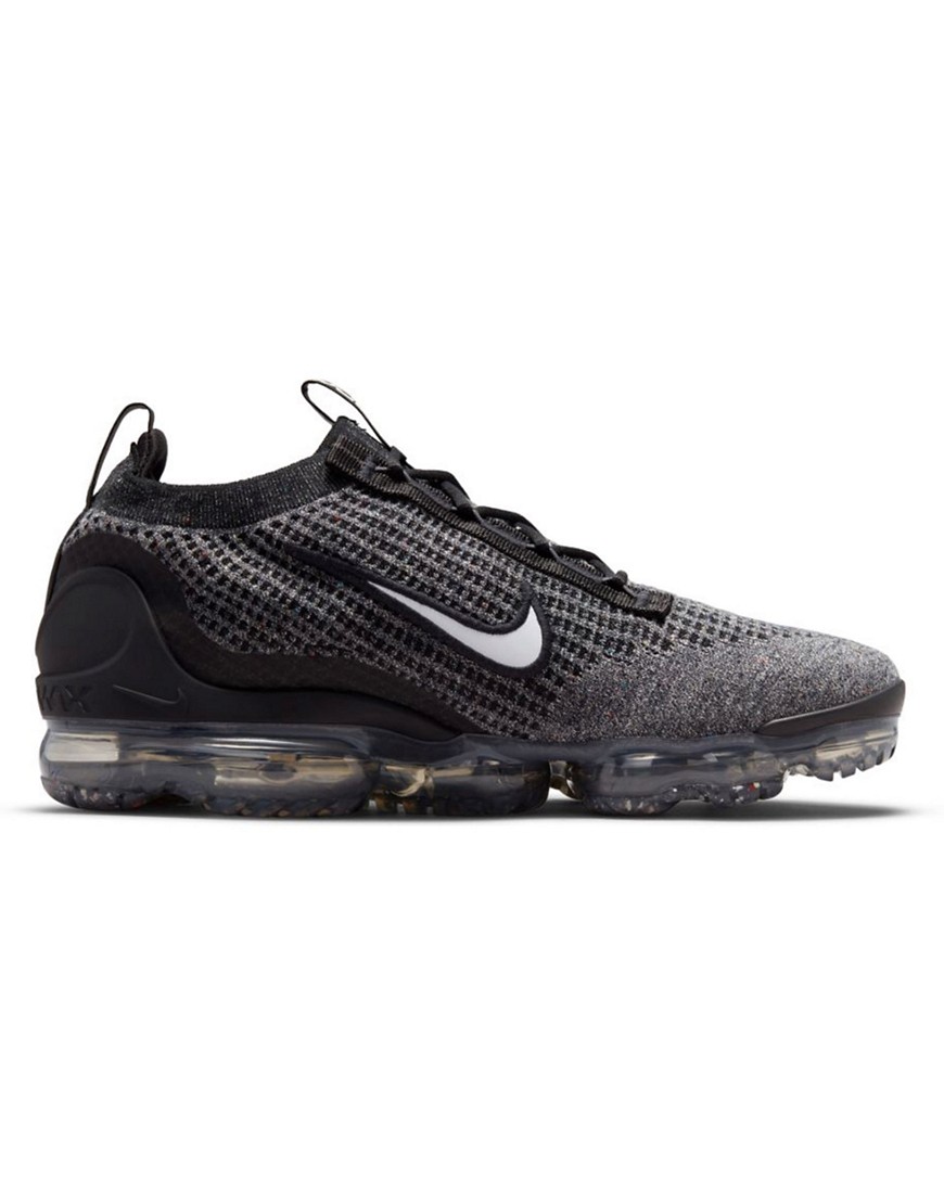 Nike – Air Vapormax 2021 Flyknit – Sneaker in Schwarz und Grau günstig online kaufen