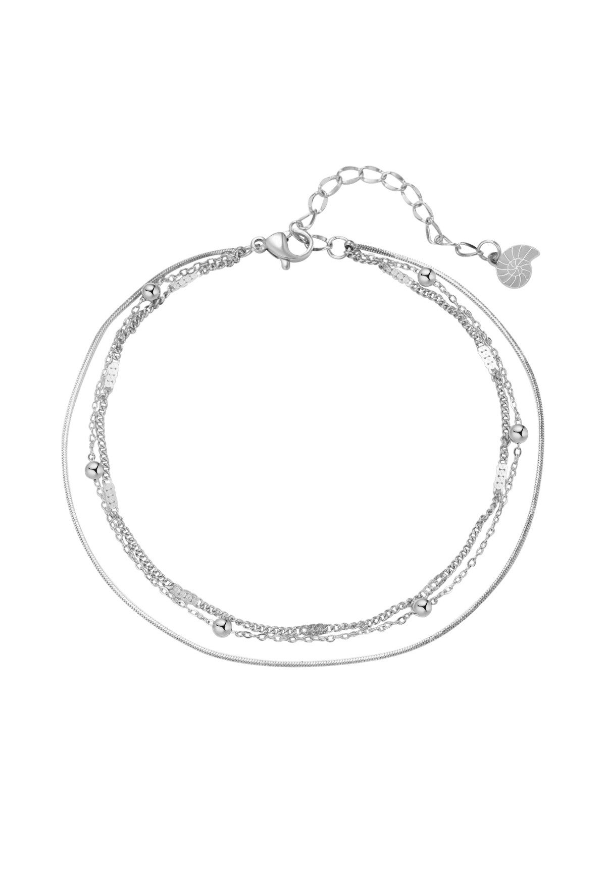 Hey Happiness Fußkette Trio-Klassik, Layer Damen günstig online kaufen